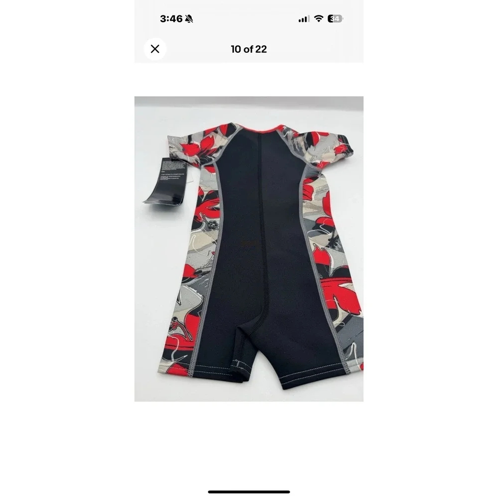 TYR Thermalwear Toddler Thermal Rashguard Swim Lesson Wetsuit Unisex‎ UV 2T NWT